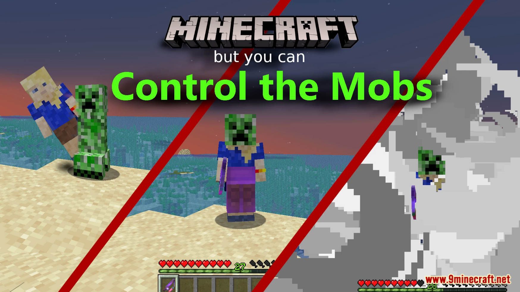 Minecraft Manhunt But You Can Control Mobs Data Pack (1.19.3, 1.18.2) 2