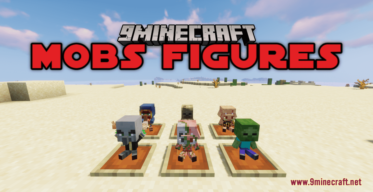 Mobs Figures Resource Pack (1.20.6, 1.20.1) - Texture Pack 1