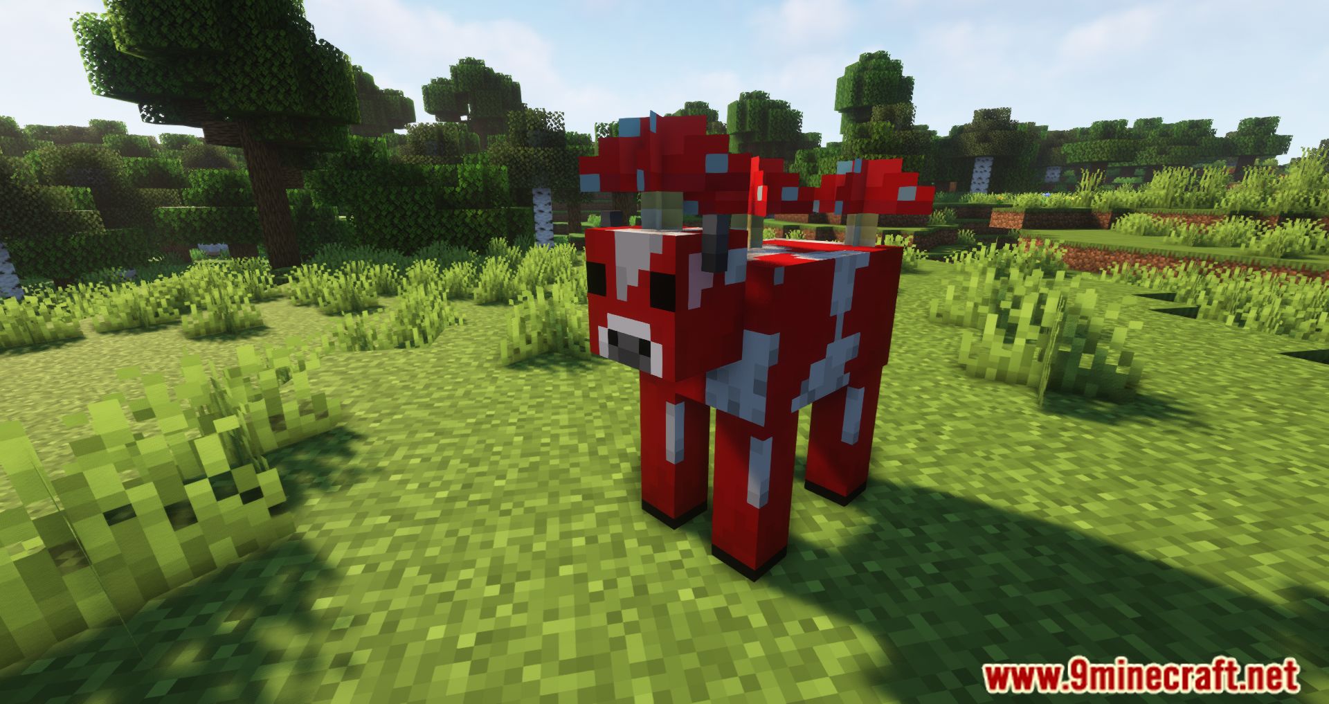 Mooshroom Spawn Mod (1.20.4, 1.19.4) - Mooshrooms Appear In The Wild. 5