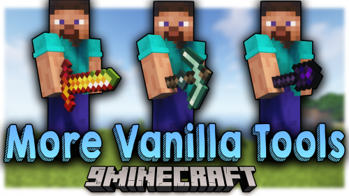 More Vanilla Tools Mod (1.20.1, 1.19.4) – More Types Of Tools Thumbnail