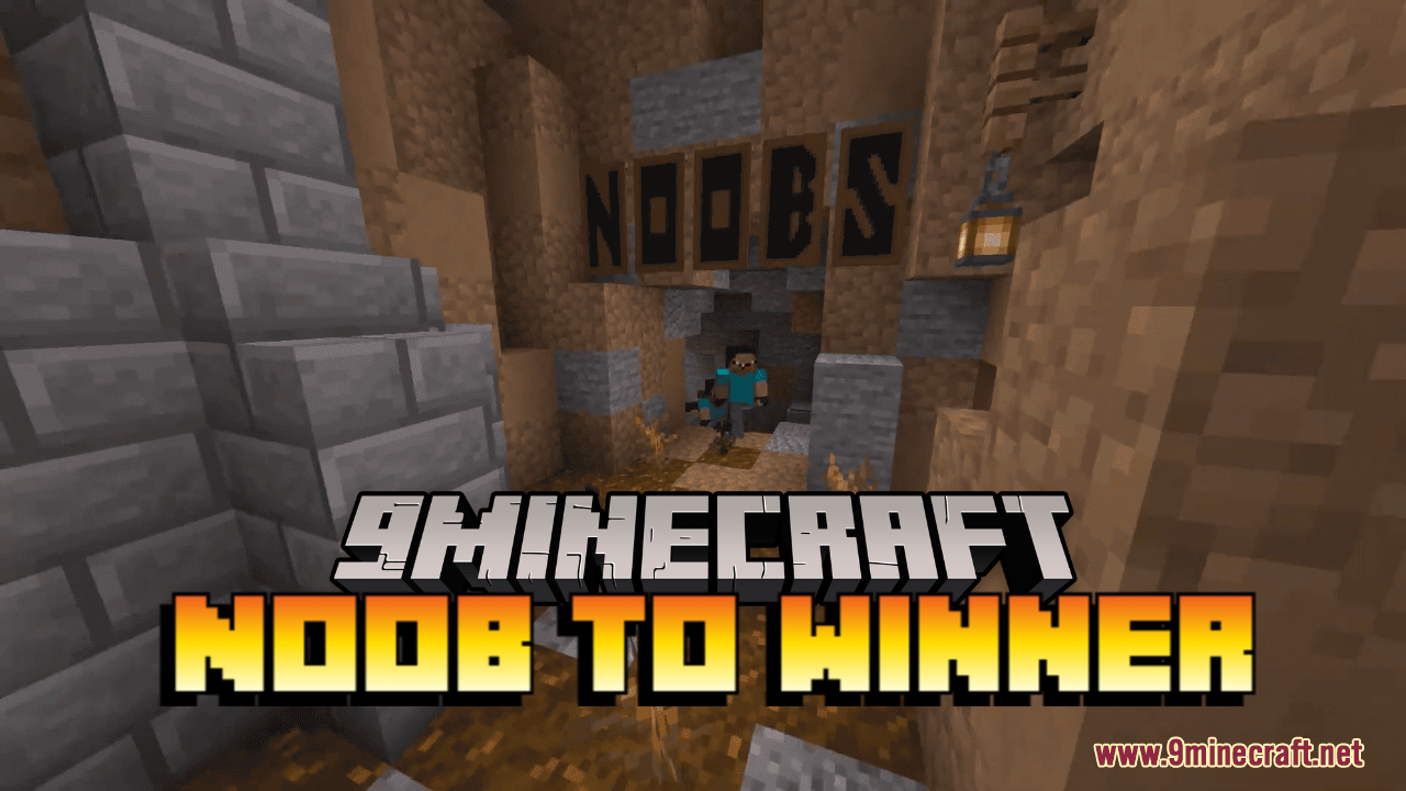 Noob To Winner Map (1.20.2, 1.19.4) - Don't Just Be A Noob! 1