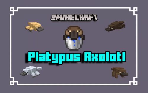 Platypus Axolotl Resource Pack (1.19) – Texture Pack Thumbnail