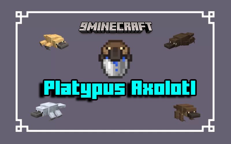 Platypus Axolotl Resource Pack (1.19) - Texture Pack 1