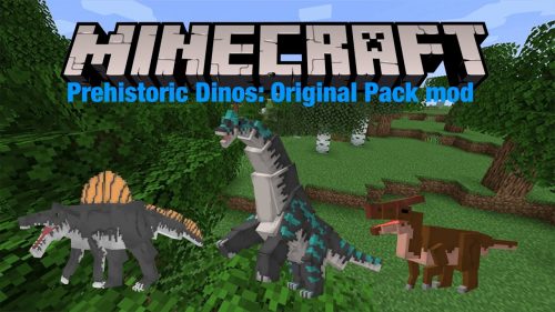 Prehistoric Dinos: Original Addon (1.19) – MCPE/Bedrock Mod Thumbnail