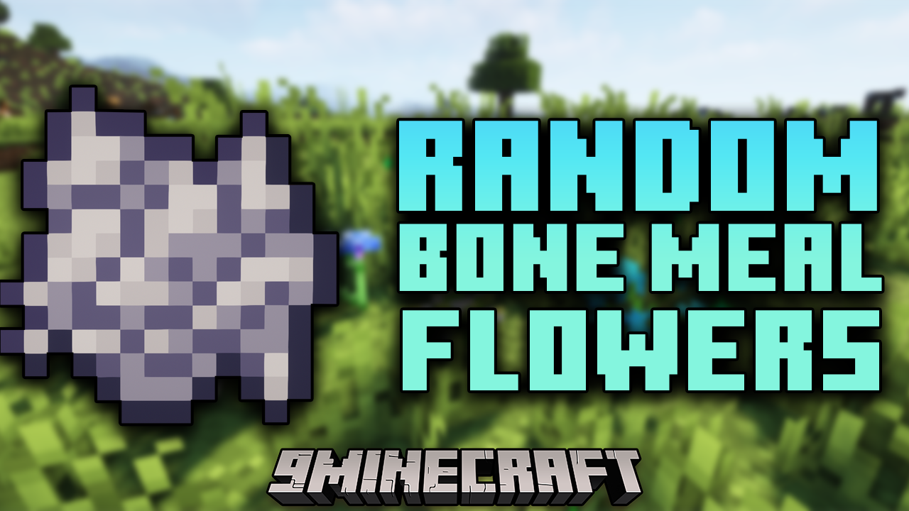 Random Bone Meal Flowers Mod (1.20.4, 1.19.4) - Randomizes The Flowers Spawned 1