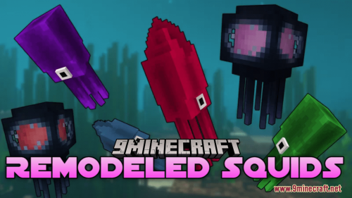 Remodeled Squids Resource Pack (1.20.6, 1.20.1) – Texture Pack Thumbnail