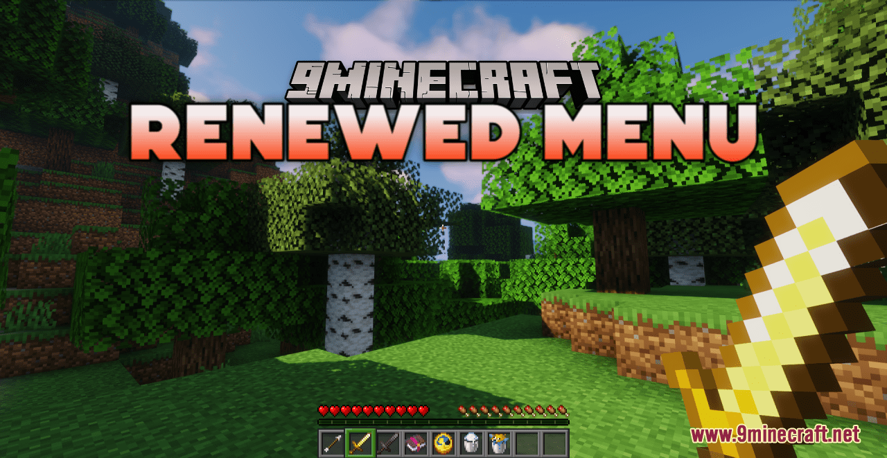 Renewed Menu Resource Pack (1.20.4, 1.19.4) - Texture Pack 1