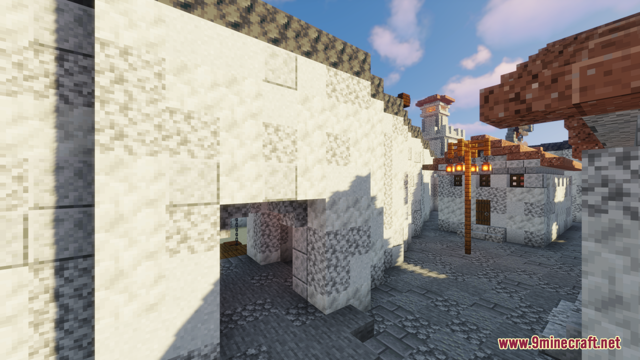 Roman Island Fortress Map (1.21.1, 1.20.1) - Magneficent Island Fortress Build 10