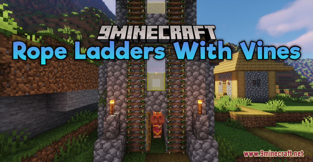 Rope Ladders With Vines Resource Pack (1.20.6, 1.20.1) - Texture Pack 1