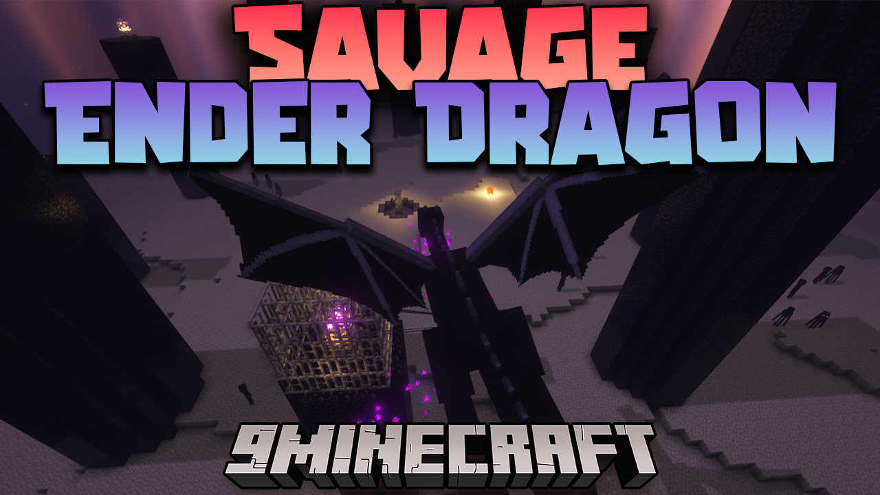 Savage Ender Dragon Mod (1.19.4, 1.18.2) - Ender Dragon New Power 1