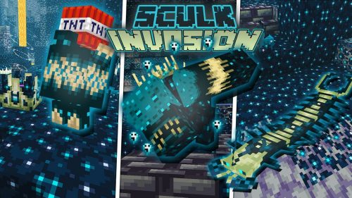 Sculk Invasion Addon (1.19) – MCPE/Bedrock Mod Thumbnail