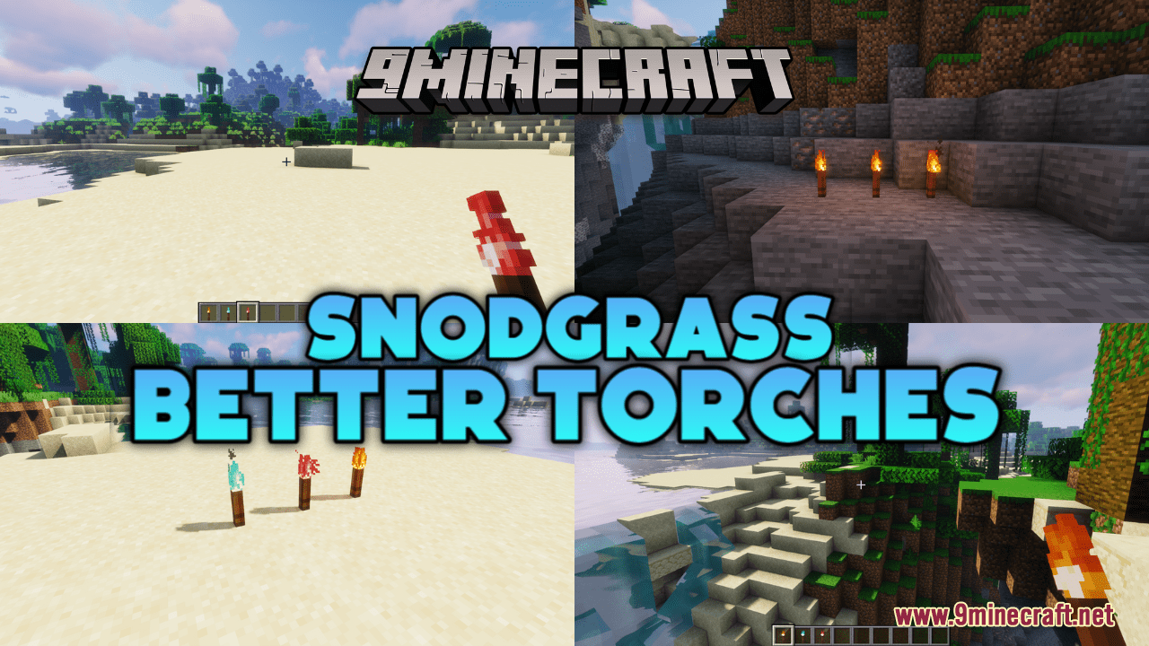 Snodgrass Better Torches Resource Pack (1.20.6, 1.20.1) - Texture Pack 1