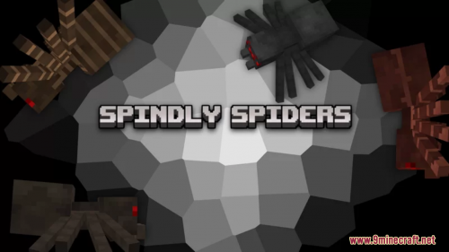 Spindly Spiders Resource Pack (1.20.6, 1.20.1) – Texture Pack Thumbnail