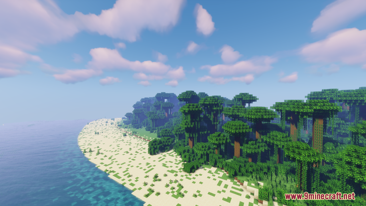 The Five Islands Map (1.21.1, 1.20.1) - Tropical Islands Survival 7