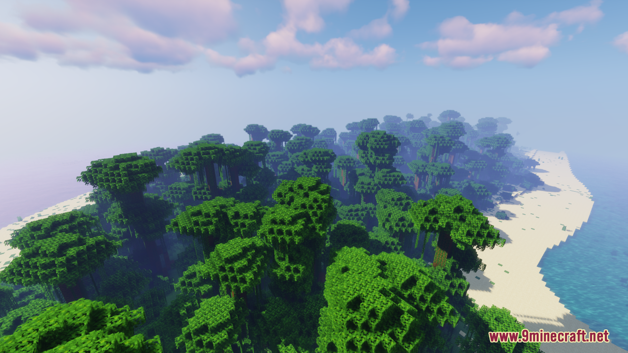 The Five Islands Map (1.21.1, 1.20.1) - Tropical Islands Survival 5