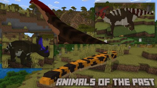 Animals of the Past Addon (1.20, 1.19) – MCPE/Bedrock Mod Thumbnail