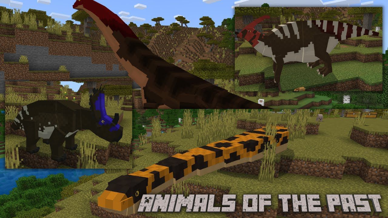 Animals of the Past Addon (1.20, 1.19) - MCPE/Bedrock Mod 1