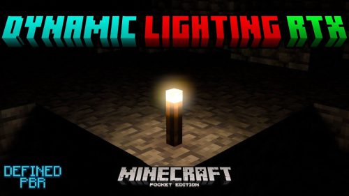 Dynamic Lighting RTX Addon (1.19) – MCPE/Bedrock Mod Thumbnail