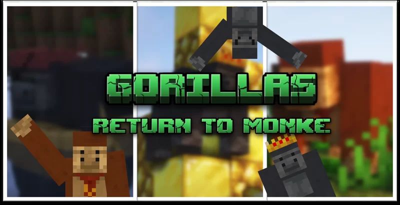 Gorillas Texture Pack (1.19) - Java/Bedrock Edition 1