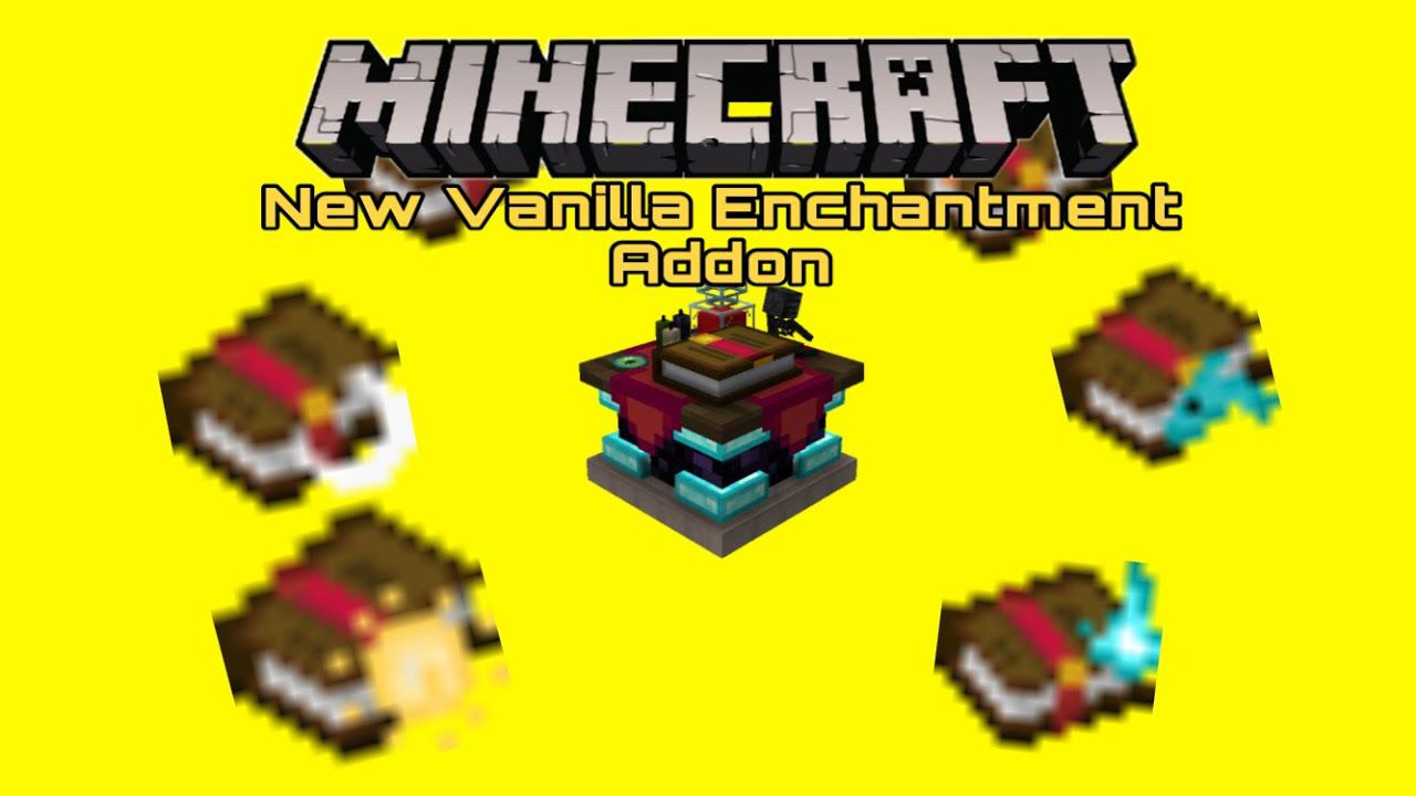 More Vanilla Enchantments Addon (1.19) – MCPE/Bedrock Mod Thumbnail