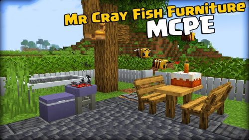 MrCrayfish’s Furniture Addon (1.20, 1.19) – MCPE/Bedrock Mod Thumbnail