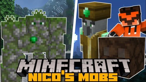 Nico’s Mobs Addon (1.20, 1.19) – MCPE/Bedrock Mod Thumbnail