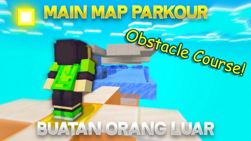 Obstacle Course Map (1.19) – MCPE/Bedrock Parkour Thumbnail