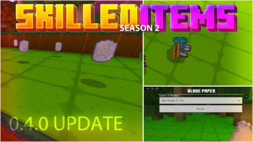 Skilled Items Addon (1.20, 1.19) – MCPE/Bedrock Skillful Items Mod Thumbnail