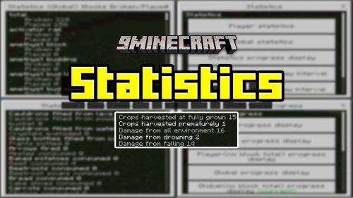 Statistics Addon (1.19) – MCPE/Bedrock Mod Thumbnail