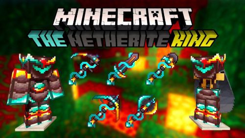 The Netherite King Resource Pack (1.19) – Texture Pack Thumbnail
