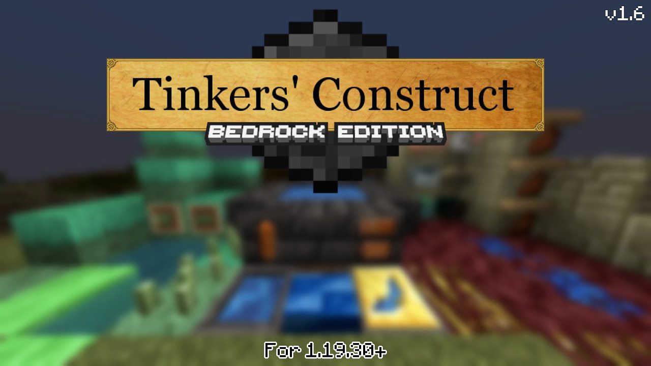 Tinkers' Construct Addon (1.20, 1.19) - MCPE/Bedrock Edition Mod 1