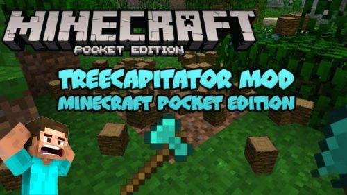 TreeCapitator Addon (1.19) – MCPE/Bedrock Lumberjack Mod Thumbnail