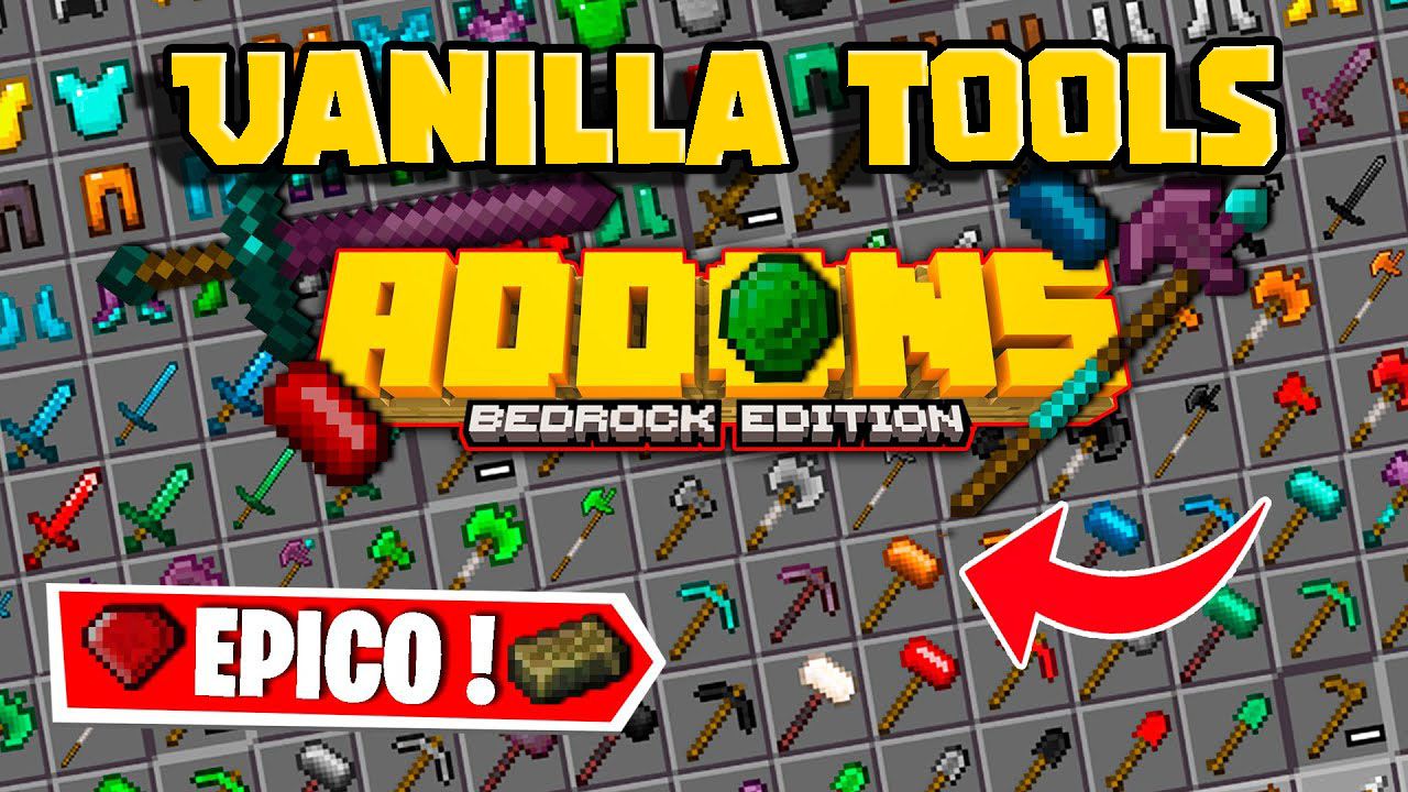 Vanilla Tools Addon (1.19) - MCPE/Bedrock Mod 1