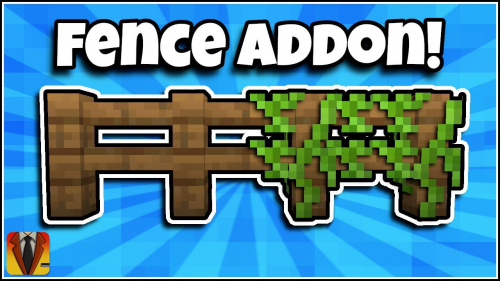 Vine Covered Fences Addon (1.19) – MCPE/Bedrock Mod Thumbnail