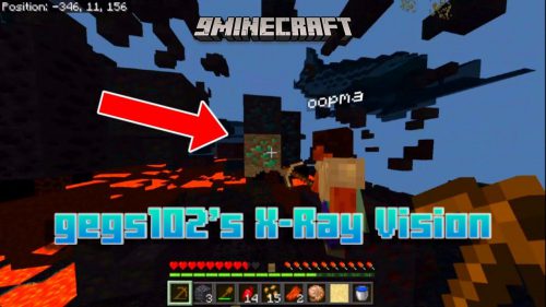 X-Ray Vision Texture Pack (1.19) – MCPE/Bedrock Thumbnail