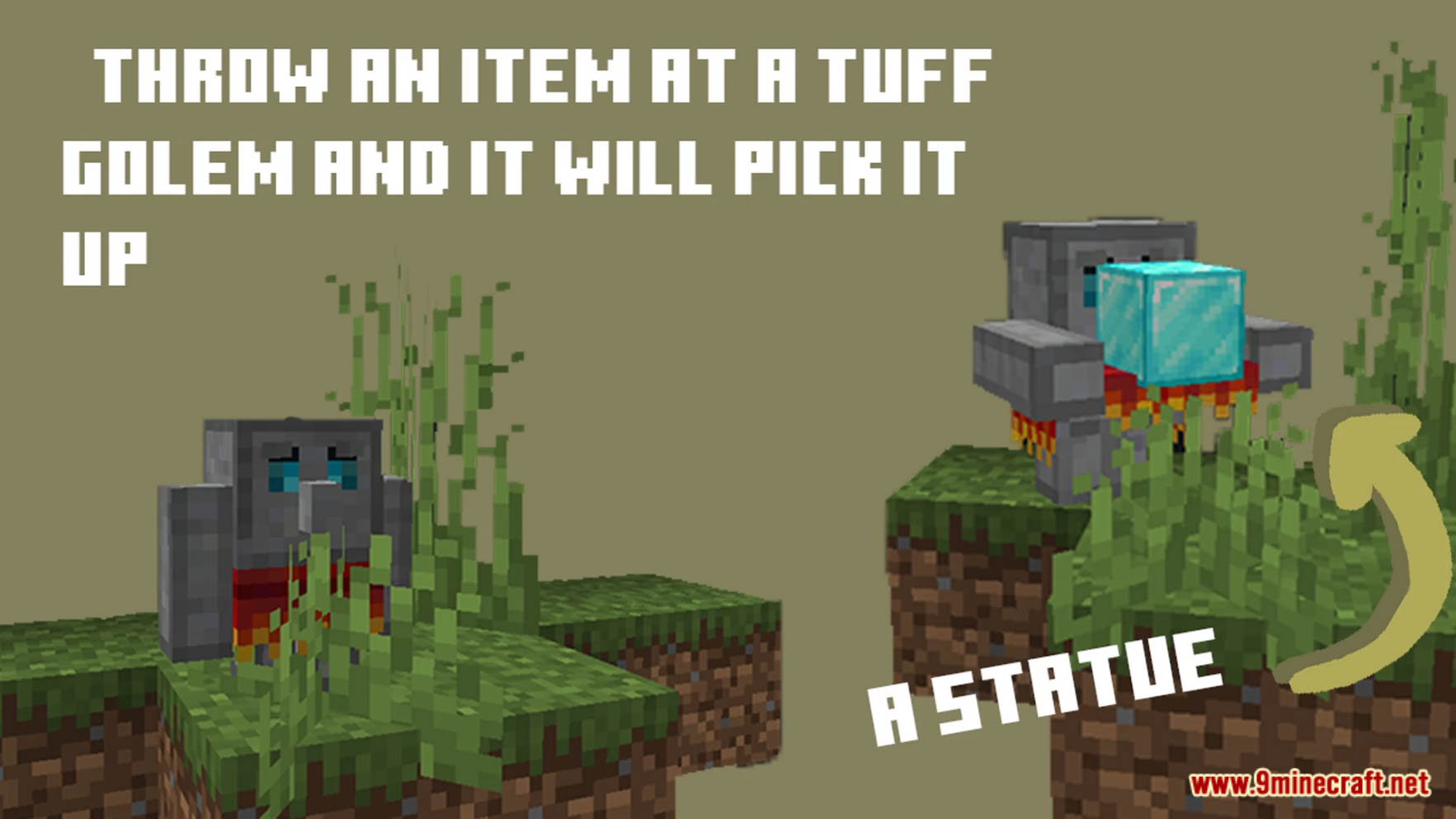 Tuff Golem Concept Data Pack (1.19.3, 1.18.2) - Tuff Golem In Minecraft! 4