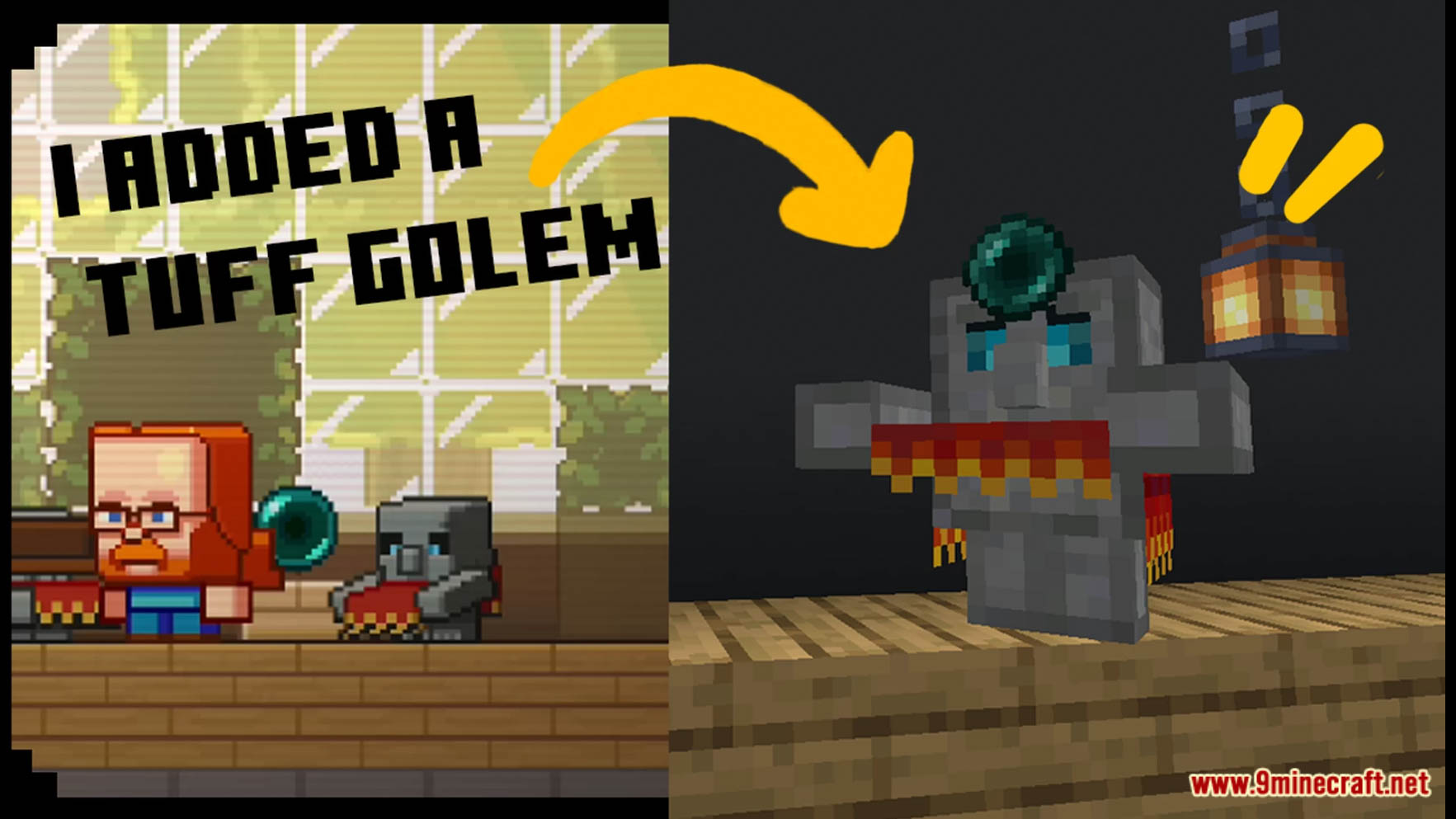 Tuff Golem Concept Data Pack (1.19.3, 1.18.2) - Tuff Golem In Minecraft! 2