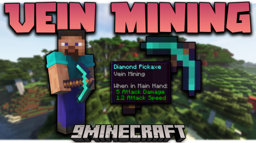 Vein Mining Mod (1.21, 1.20.1) – Bring New Enchantment To The Game Thumbnail