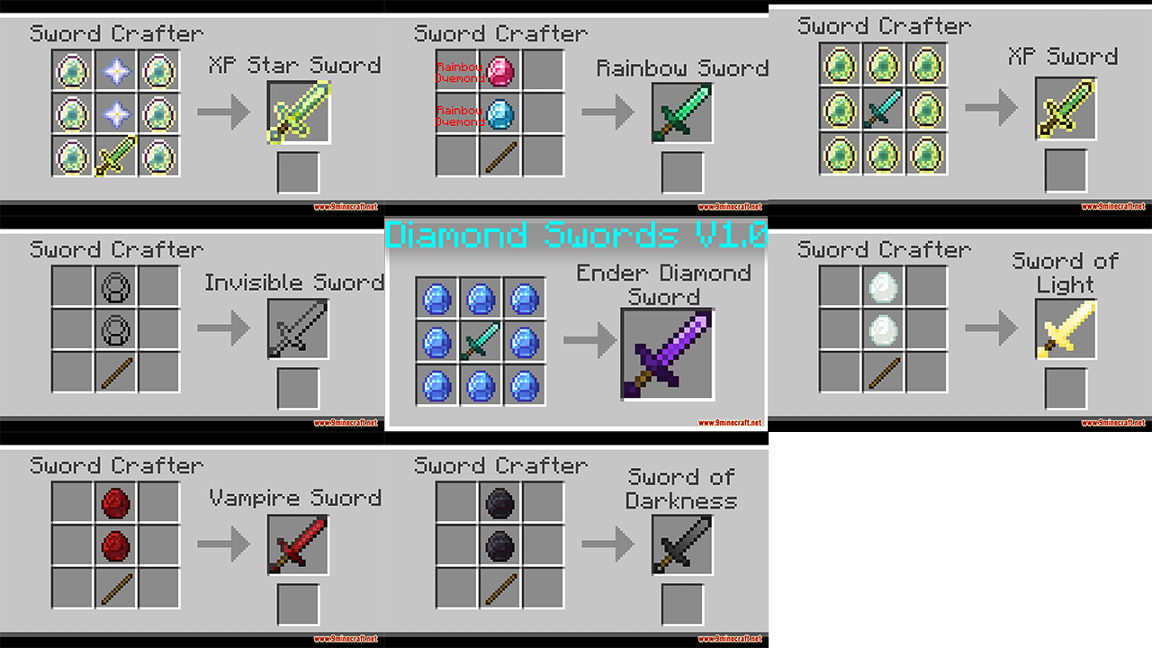 WASD Moar Diamond Swords Data Pack (1.20.6, 1.20.1) - More Diamond Swords! 13