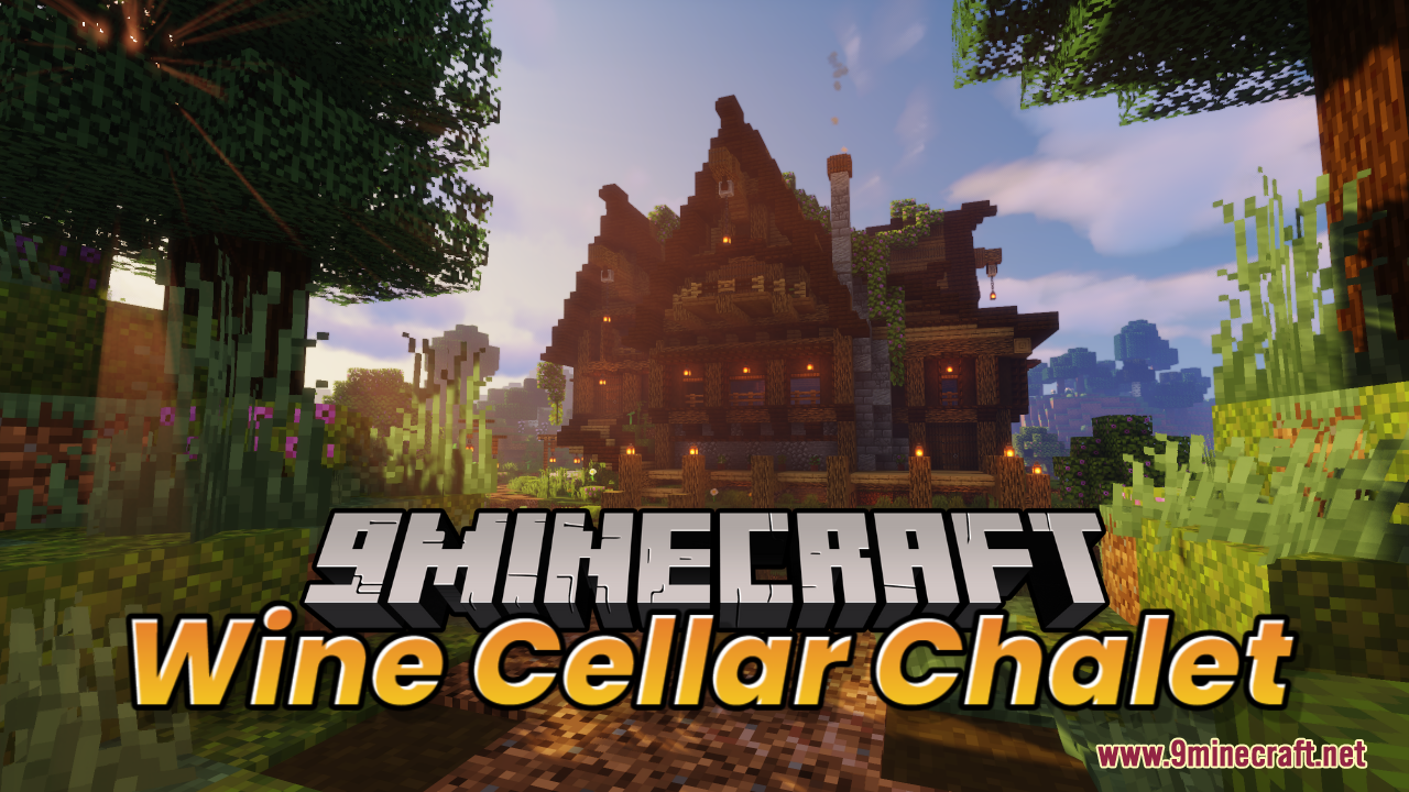 Wine Cellar Chalet Map (1.21.1, 1.20.1) - Survival House With A Taste 1