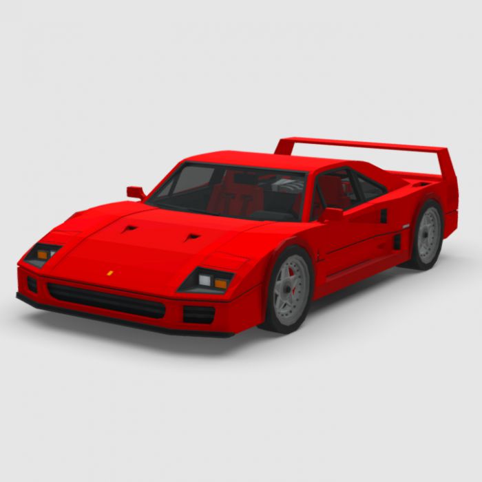 '87 Ferrari F40 Addon (1.19) - MCPE/Bedrock Mod 2