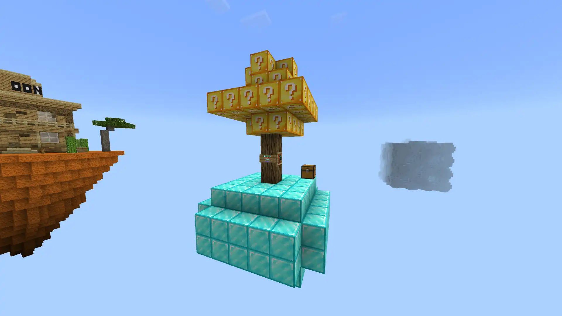 Sky Tree Lucky Block Map (1.19) - MCPE/Bedrock 2