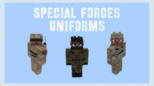 Special Forces Uniform Pack Addon (1.19) – MCPE/Bedrock Thumbnail