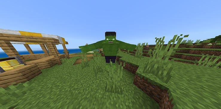 Hulk Addon (1.19) - MCPE/Bedrock Mod 13