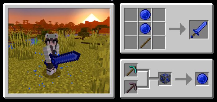 Elemental Swords Addon (1.19) - MCPE/Bedrock Mod 14