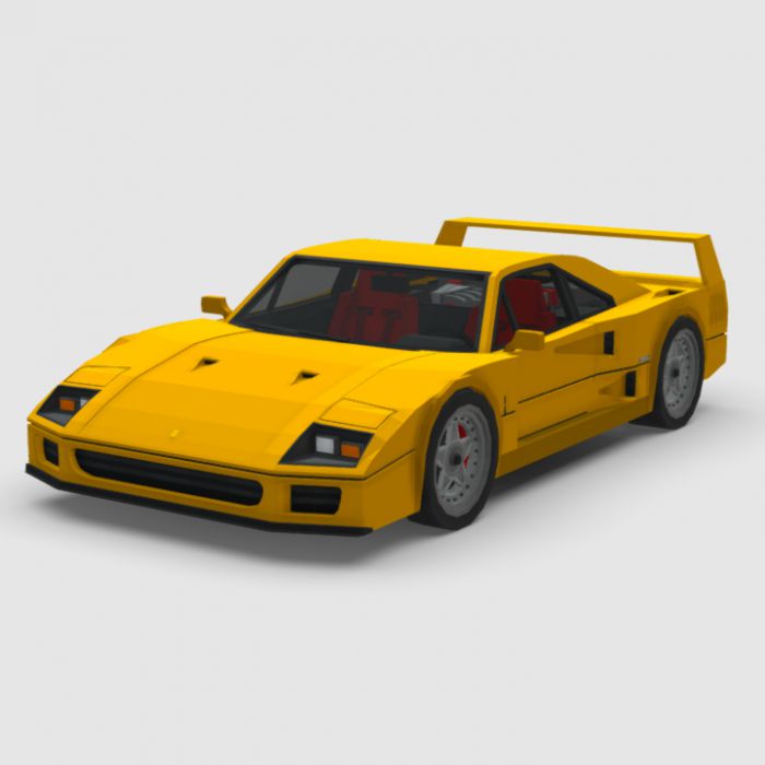 '87 Ferrari F40 Addon (1.19) - MCPE/Bedrock Mod 3