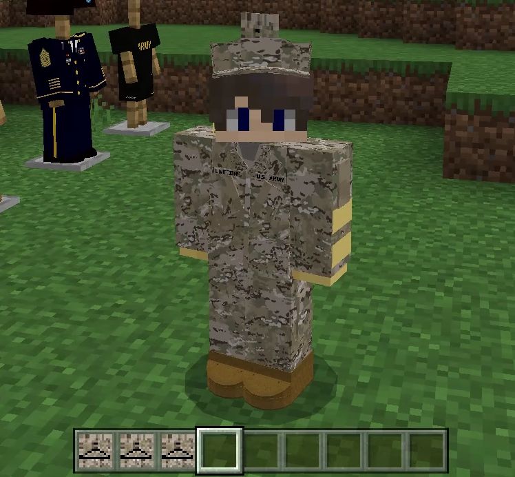 U.S. Army Uniform Addon (1.19) - MCPE/Bedrock Mod 3