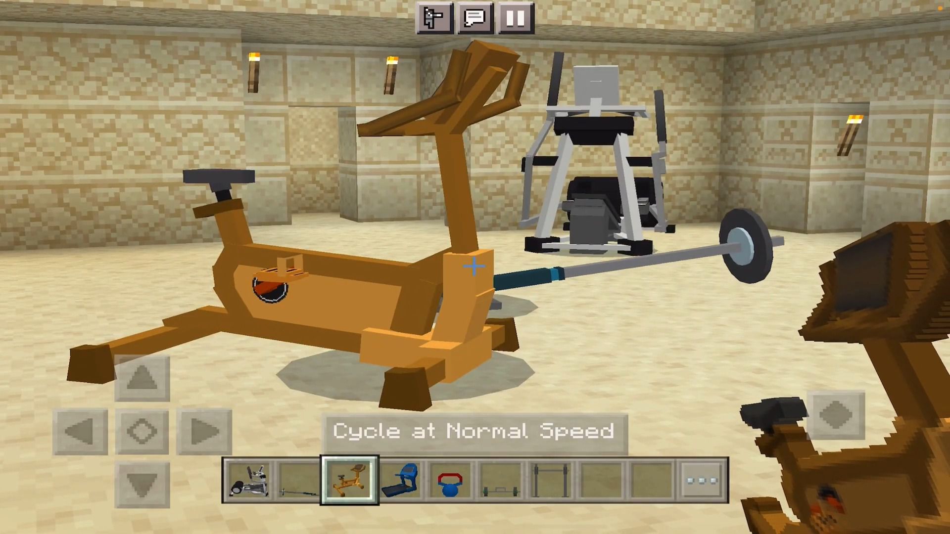 Gym Equipment Addon (1.19) - MCPE/Bedrock Mod 13