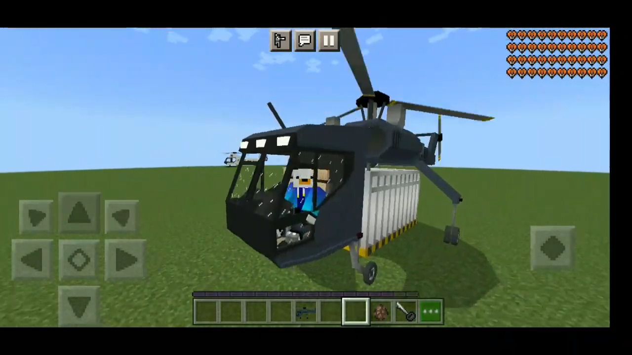 Survival Helicopters Addon (1.20, 1.19) - MCPE/Bedrock Mod 19