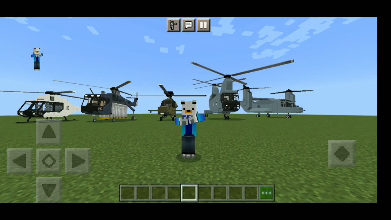 Survival Helicopters Addon (1.20, 1.19) - MCPE/Bedrock Mod 24